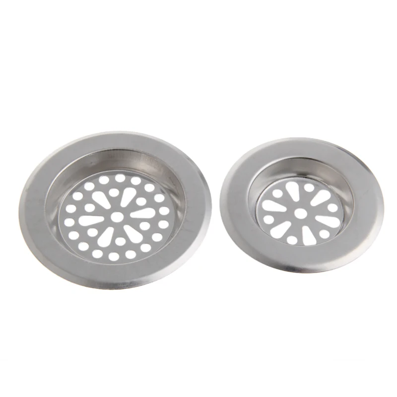 Stainless Steel Mesh Sink Strainer Kitchen Bath Hair Catcher Trap Drain Filter sink drain filter
