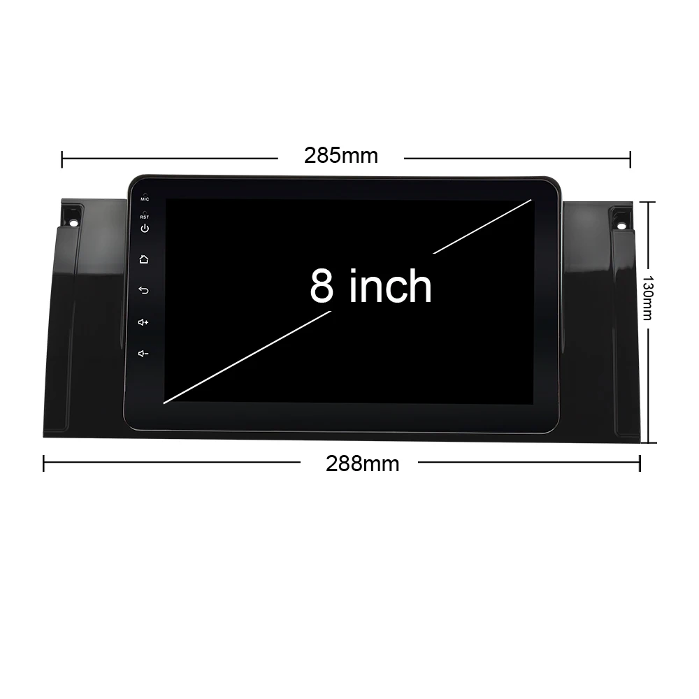 Cheap Eunavi Android 9.0 4G Car DVD PLAYER For BMW X5 E53 E39 GPS stereo audio navigation multimedia screen head unit PX6 with HDMI 3