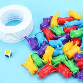 

Kids Educational Toys Collapse Building Blocks Balance Penguin Challenge Tower Y4UD