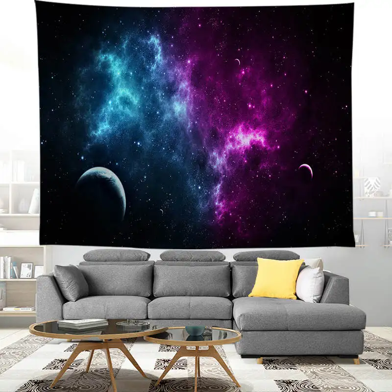 ZEIMON 12 Созвездие печатных гобелен галактика стены Висячие пространство полиэстер стены гобелен одеяло пляжное полотенце - Цвет: T087-12