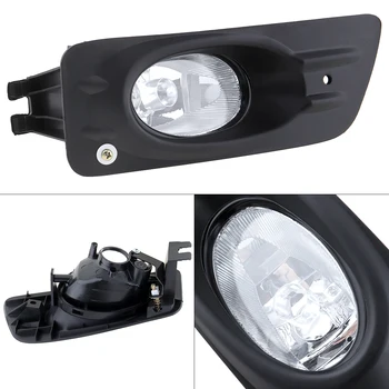 

1 Pc Housing Clear Lens Left Side Front Bumper Fog Light Lamps 33951-CM6-MR Fit for Honda Accord 2006-2007 Car Fog Lights