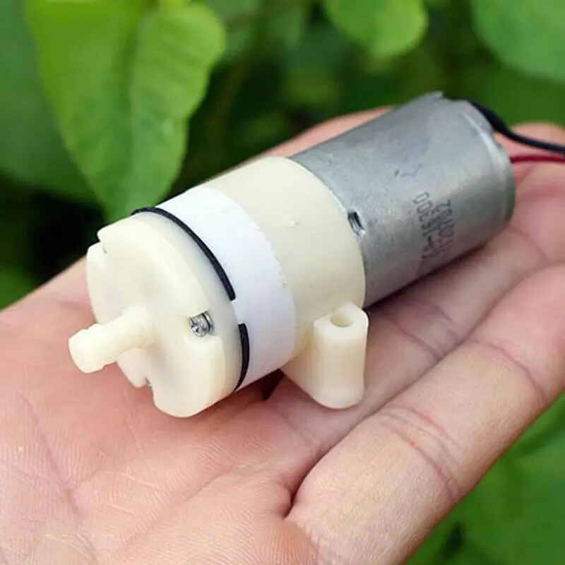 DC 5V-12V маленький мини 370 мотор воздушный насос кислородный для аквариумная Рыба