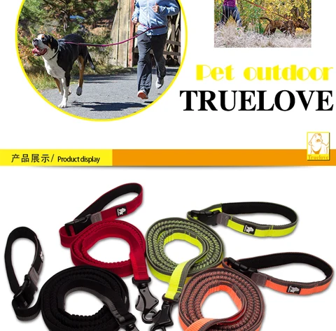 TrueLove large dog leash retractable stretch dog leash large dog golden retriever leashTLL2271