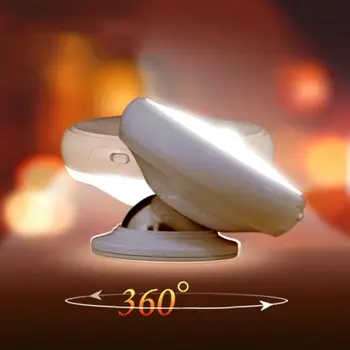 

Motion Sensor light 360 Degree Rotating Rechargeable LED Night Light Security Wall lamp for Home Stair Kitchen toilet lights