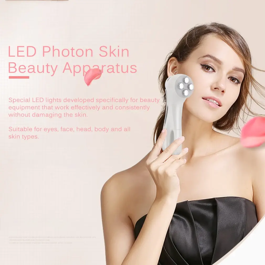6 In 1 Multi Function Beauty Instrument Double Sided Head Electroporation Led Photon Beauty Skin Device 5