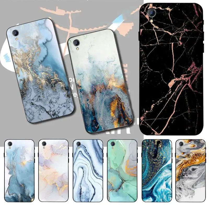 PENGHUWAN мраморный коллаж печати чехол для телефона Vivo Y91c Y17 Y51 Y67 Y55 Y93 Y81S Y19 Y7S |