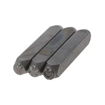 

3Pcs Star Moon Cross Metal Punch Stamping Tool Leather Wood Jewelry Making Tools