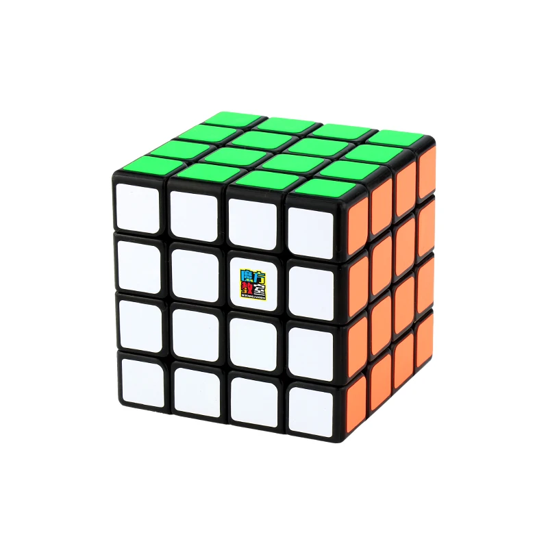 Mofangjiaoshi Meilong cubing класс MF4 4x4 магический куб без наклеек 4x4x4 скоростной кубик Moyu детские развивающие игрушки - Цвет: Black