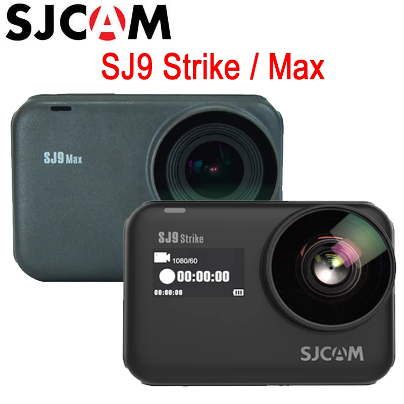 

SJCAM SJ9 Series SJ9 Strike / Max GYRO/EIS 10m Body Waterproof 4K Action Camera Live Streaming 2.4G Wifi Sports Video DVR Camera