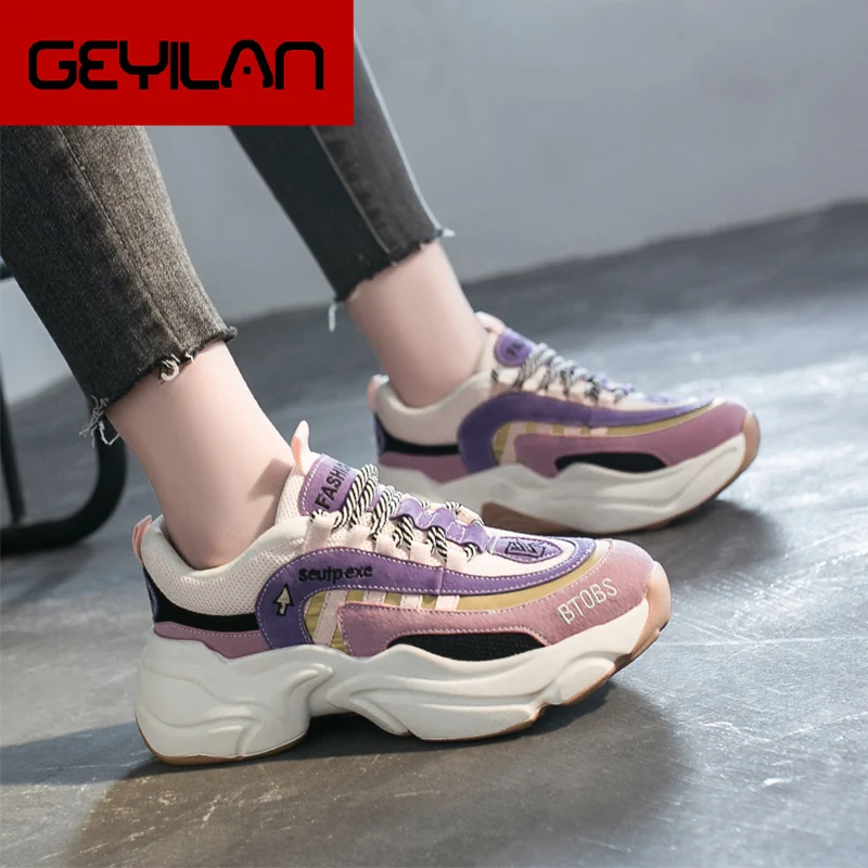 

2020 New Spring Fashion Women Casual Shoes Comfortable Platform Shoes Woman Sneakers Ladies Trainers Chaussure Femme 35-40