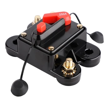 

12V-24V DC 60A 80A 100A 150A 200A 250A Home Solar System Waterproof Circuit Breaker Reset Fuse Inverter disjuntor disjoncteur