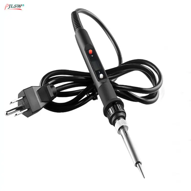 60W 80W Electric font b soldering b font iron Adjustable Temperature 110V 220V solder Welding rework