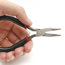 Heisod Ferronickel Carbon-Hardened Steel Round Nose End Cutting Jewelry Pliers Tools DIY Jewelry Hand Making Equipment Pliers