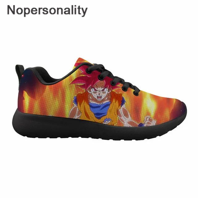 Nopersonality Men's Sneakers Cartoon Anime Dragon Ball Z Print Lightweight Breathable Shoes for Male Teenager Vulcanize Shoes - Цвет: HMA348Z41