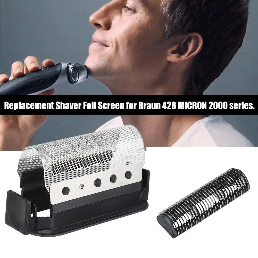 For BRAUN 428 Micron 2000 Series Electric Razor Shaver Replacement Cutter Head & Foil 2000/2111/2115/2525/5410/5420/5421/5422 | Дом и сад