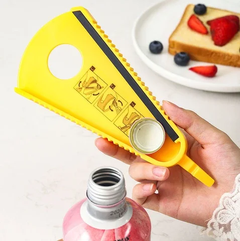 4-in-1 Multifunctional Can Opener, Silicone Anti-slip Can Opener, Easy-to-use  Can Opener Especially Suitable For People With Weak Hands Including  Elderly, Women, And Children (also Useful For People With Arthritis),  Must-have Kitchen Tool