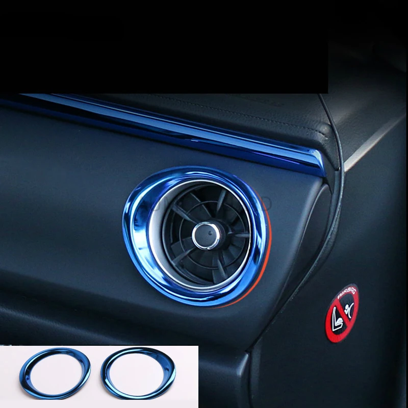 Аксессуары для приборной панели из нержавеющей стали 2 шт. левая и правая