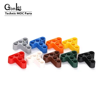 

20Pcs/lot Technic Beam 3x3 T-Shape Thick MOC Brick Parts Building Blocks DIY Toys Compatible with 60484 Combination Mechanical