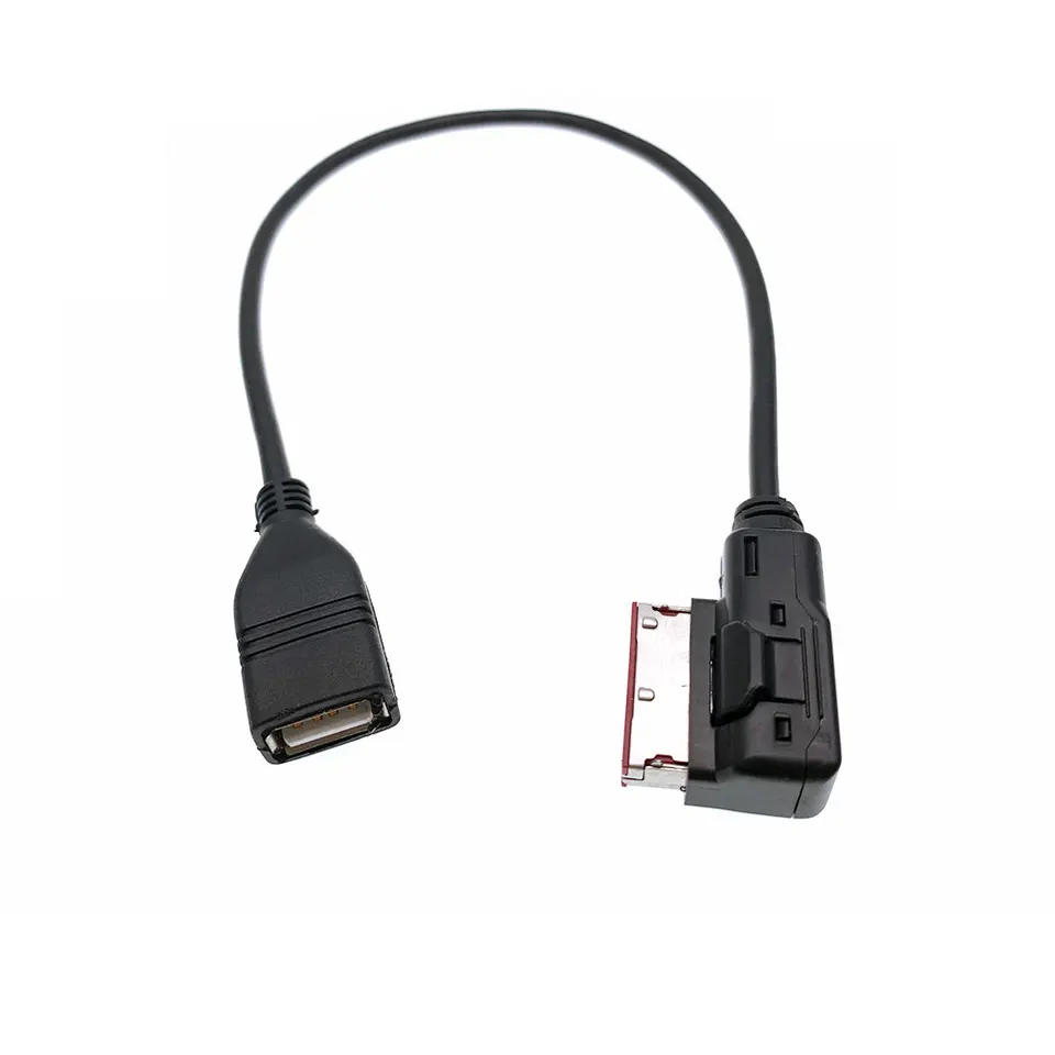Cavo Adattatore AUX 3.5 Mm VGEBY Per Mercedes W203 Classe C E Altri Modelli – Plug And Play, Lunghezza 151 Cm, Connettore 12 Pin - 2