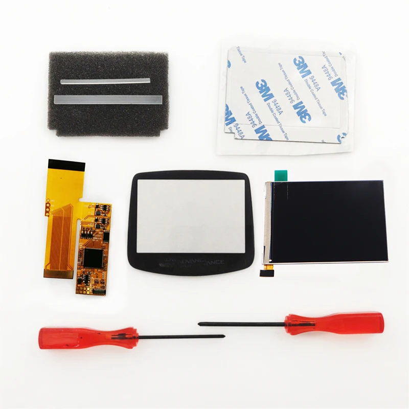 Display lcd para nintendo gameboy advance, tela