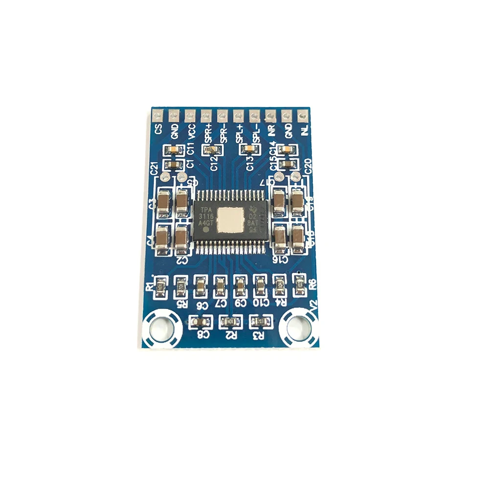 DC 12 V-24 V TPA3116D2 усилитель чипа борту модуль большой усиления Мощность 50w+ 50w Высокое качество звука 37x25 мм