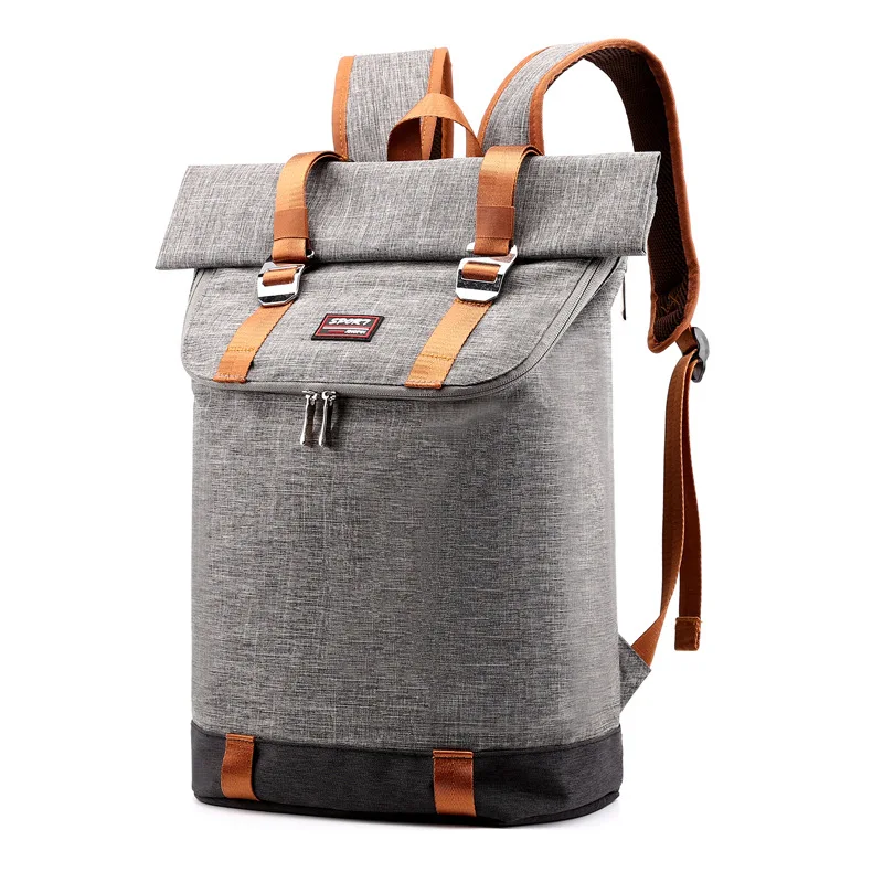 

New Simple Men's Large Capacity Sports Backpack Men's Business Casual Backpack Student Personality Roll Travel Computer Backpack