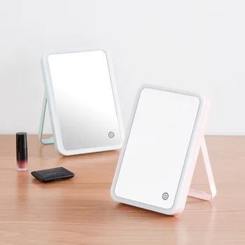 

Portable touch LED high definition makeup mirror