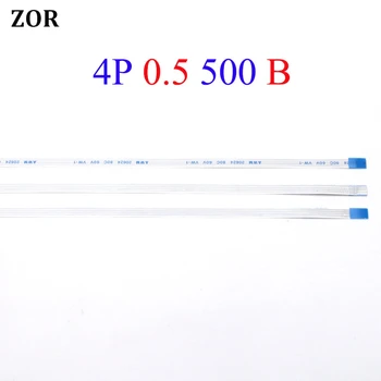 

2pcs/lot New FFC FPC 4pin 4 pin reverse Length 500mm 50cm Width 2.5mm Ribbon flat flexible cable 0.5mm pitch Flex Cable type B