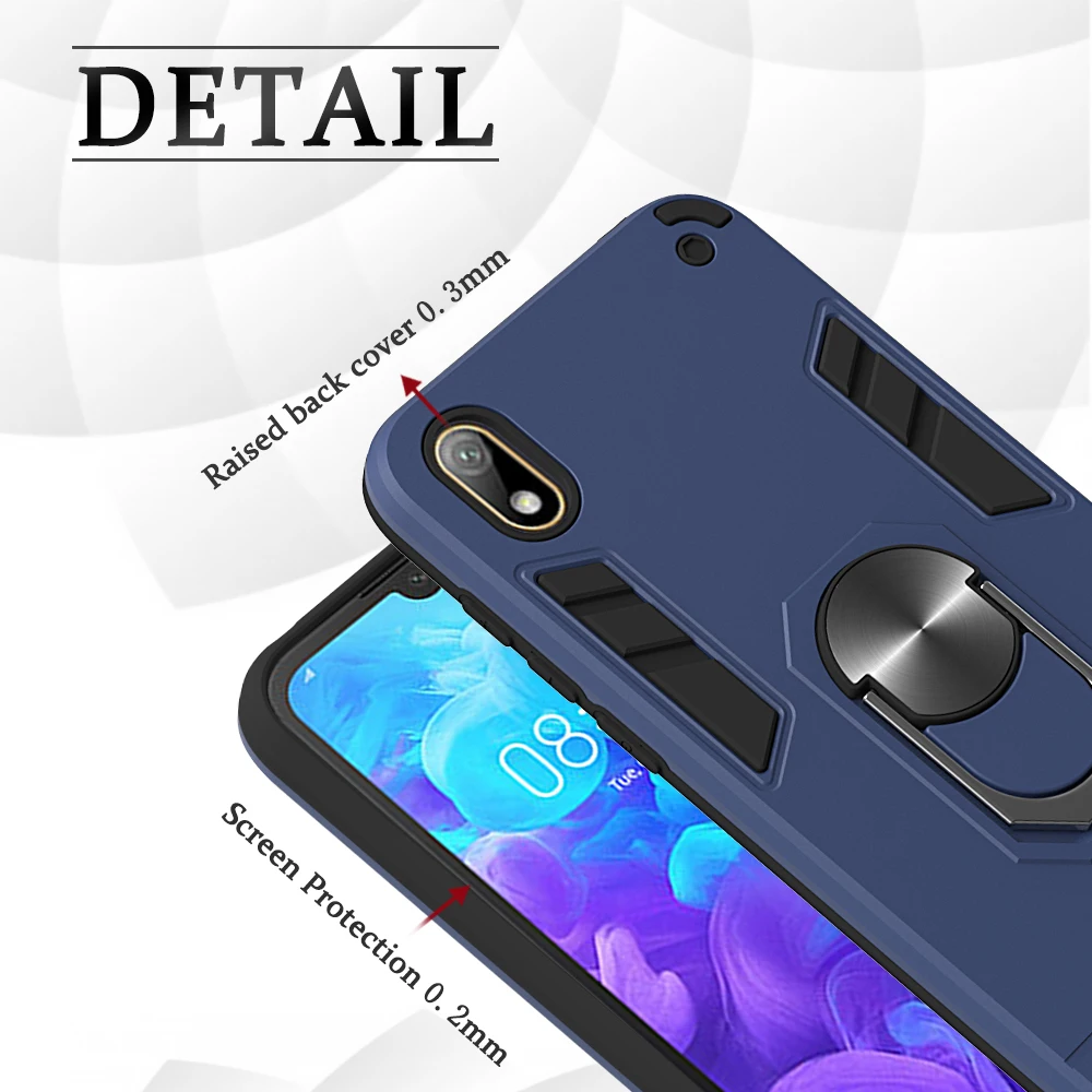 Armor Ponsel Cover Capa Huawei Y5 2019 Lembut TPU Shell SFor Huawei Armor Honor 8S Honor Play 3E funda Carcasa Kasus