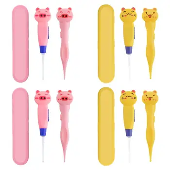 

4 Sets Ear Cleaning Tweezer Ear Cleaning Tool For Ear Home Girl Kids Children Luminescent Earscoop Baby Earwax Tool