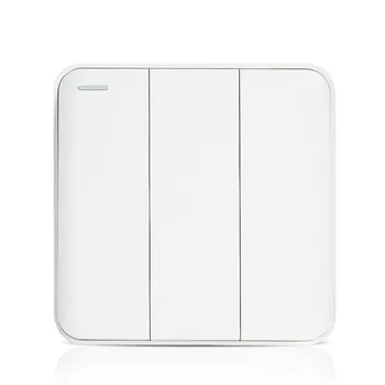 

Switch socket panel switch wall three open double control fluorescent light installation