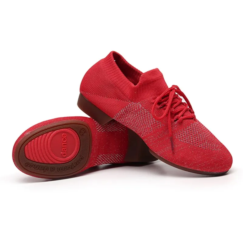 Women Dancing Shoes Soft Pointe Ballet Jazz Dance Shoes Chunky Heel dance shoes