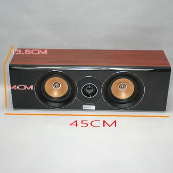 

KYYSLB 40W 4ohm 4 Inch Center Passive Strip Full Frequency Midrange Treble Speaker Home Theater Surround Speaker Bullet Audio