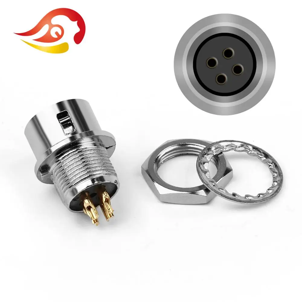 QYFANG 4 Pin Metal Alloy Plug Earphone Audio Jack Wire Connector Adapter For Mr Speakers Ether Alpha Dog Prime HiFi Headphone