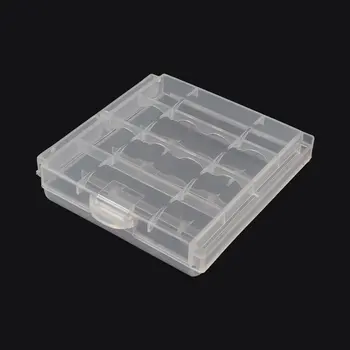 

Portable Plastic Storage Box Case Holder For 4 x 18650 Battery Case Holder Safe Dry Practical Durable Box for 18650 Battery