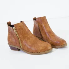 

Spring Autumn 2022 New Women Boots Ankle Leopard Fashion Boots Woman Casual Loafers Ladies Plus Size Boots Zipper Modern Shoes