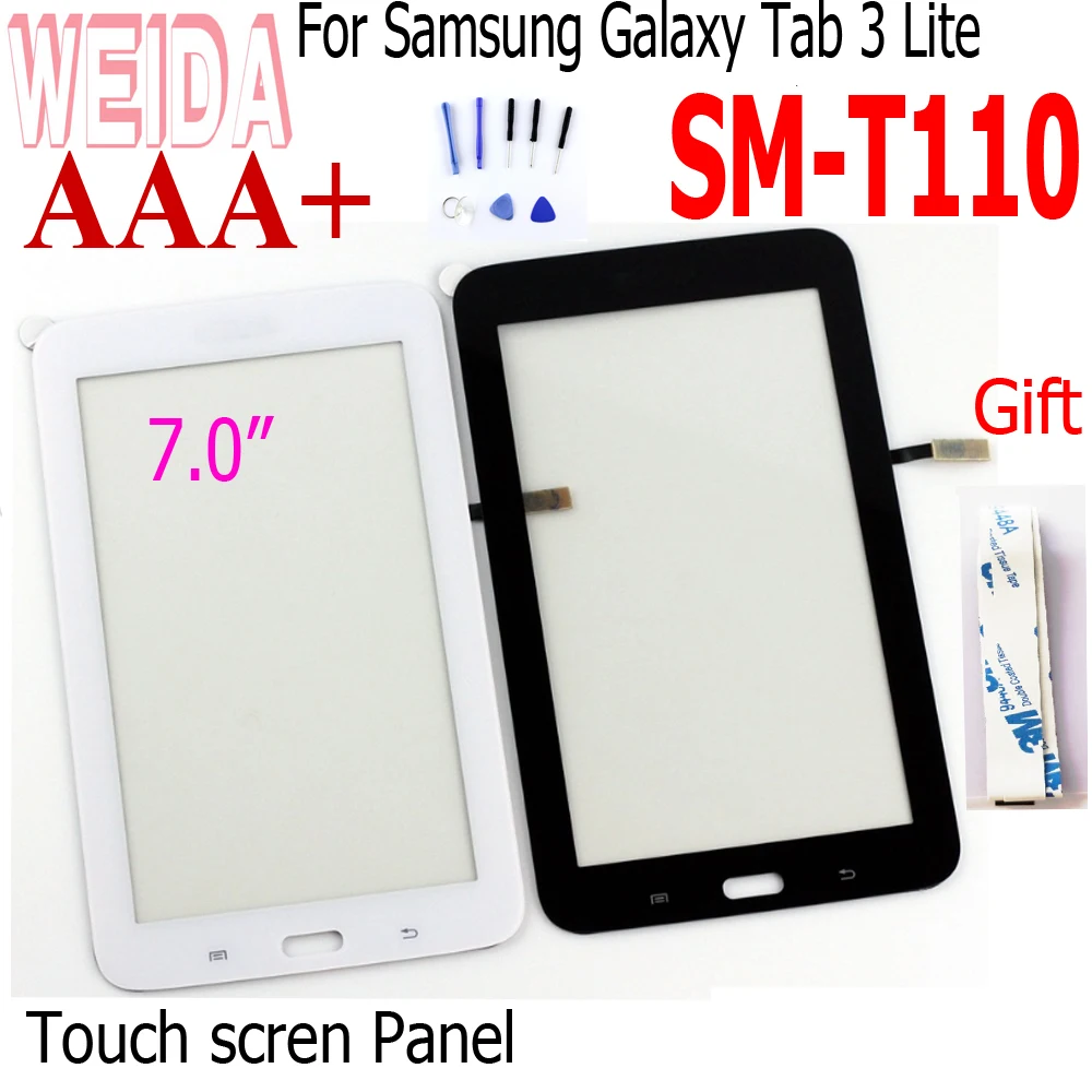 WEIDA 7 &quotдля Samsung GALAXY Tab 3 Lite SM T110 сенсорный экран Замена сенсорная панель с