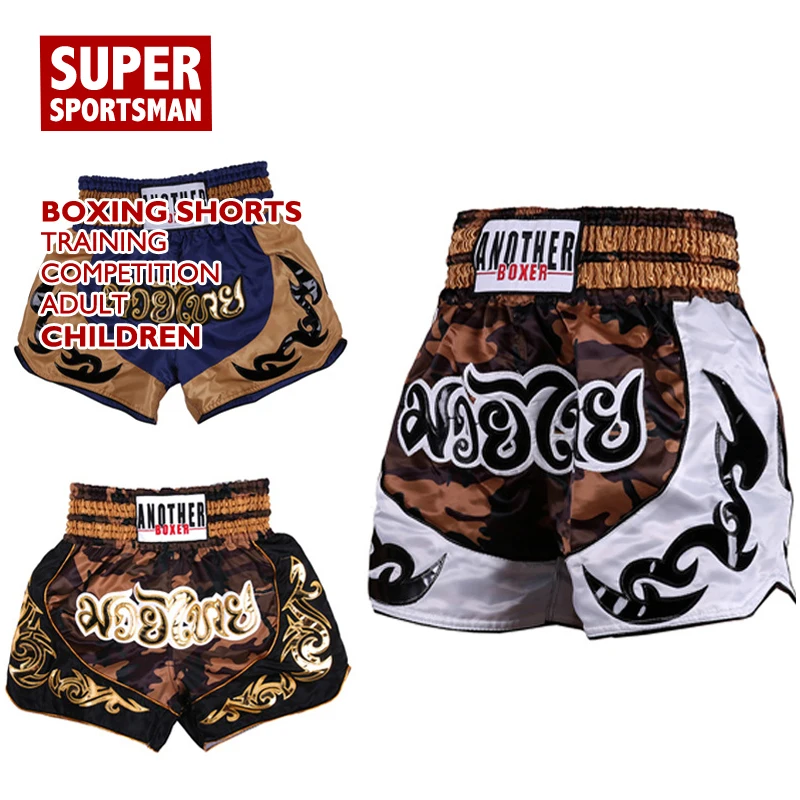 Мужские и женские шорты для кикбоксинга ММА Rashguard Тигр Муай Тай Детские