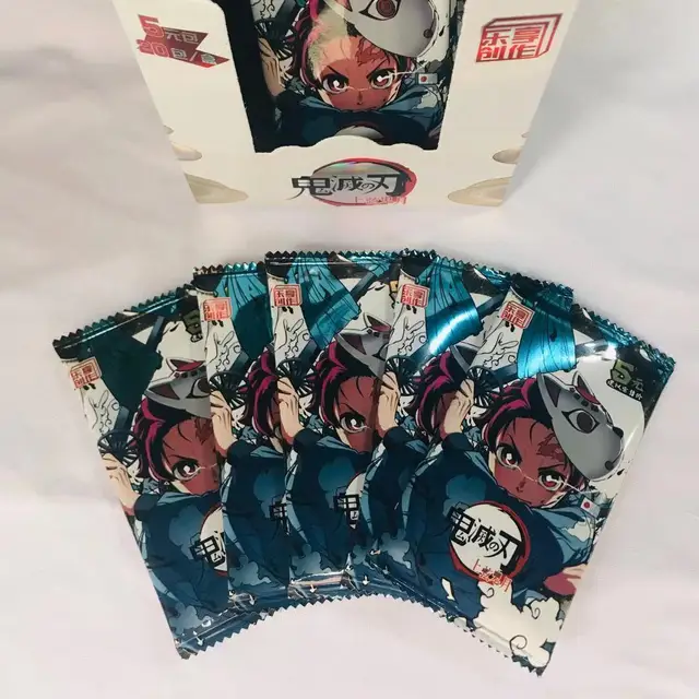 Demon Slayer Card TCG Game Cards Letters Table Toys For Family Children Christmas Gift 5