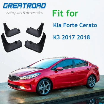 

Molded Car Mud Flaps For Kia Forte Cerato K3 2017 2018 Mudflaps Splash Guards Mud Flap Mudguards Car Styling