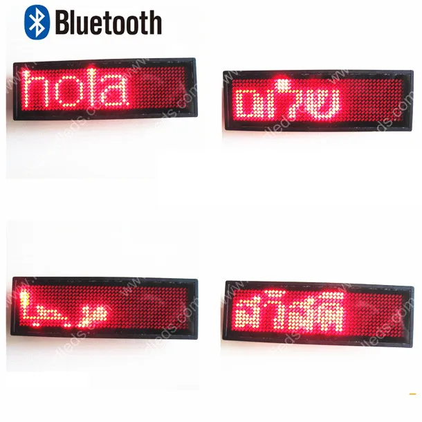 Bluetooth перезаряжаемый программируемый прокрутки светодиодный дисплей pin бейдж тег цифровой/визитная карточка дисплей этикетка дропшиппинг