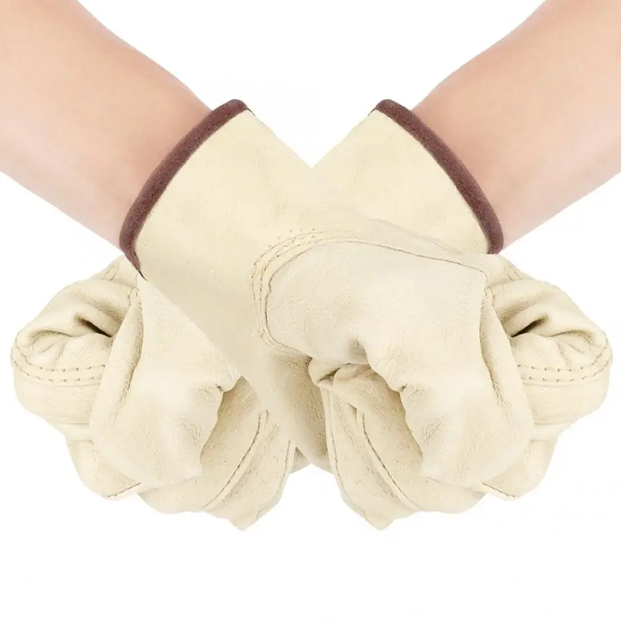 Садовые утепленные Перчатки рабочие защитные перчатки защитные износостойкие кожаные садовые рабочие перчатки