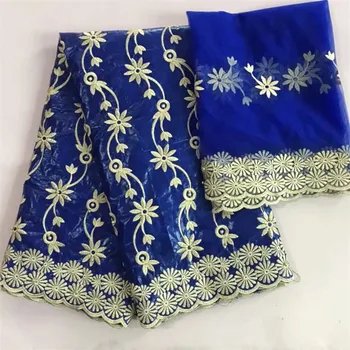 

2019 New arrival african bazin riche fabric with beads cord lace fabric guinea brocade fabric for wedding KY091406