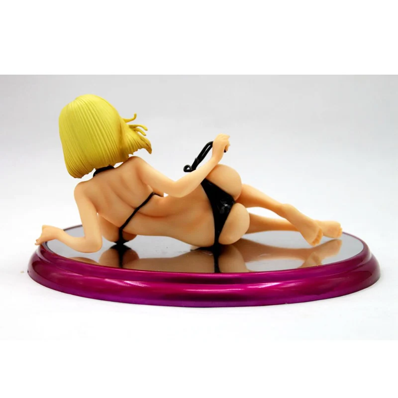 1/7 масштаб Dragon Ball Z Android 18 черный купальник лежачая поза Ver не может сбросить Сексуальная Смола GK Модель Коллекция аниме фигурка