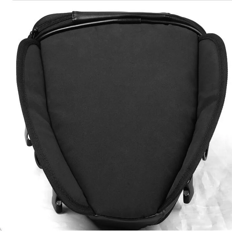 Кожаная сумка седло для мотоцикла водонепроницаемая ног багажа гонок|tank bra|tank bags