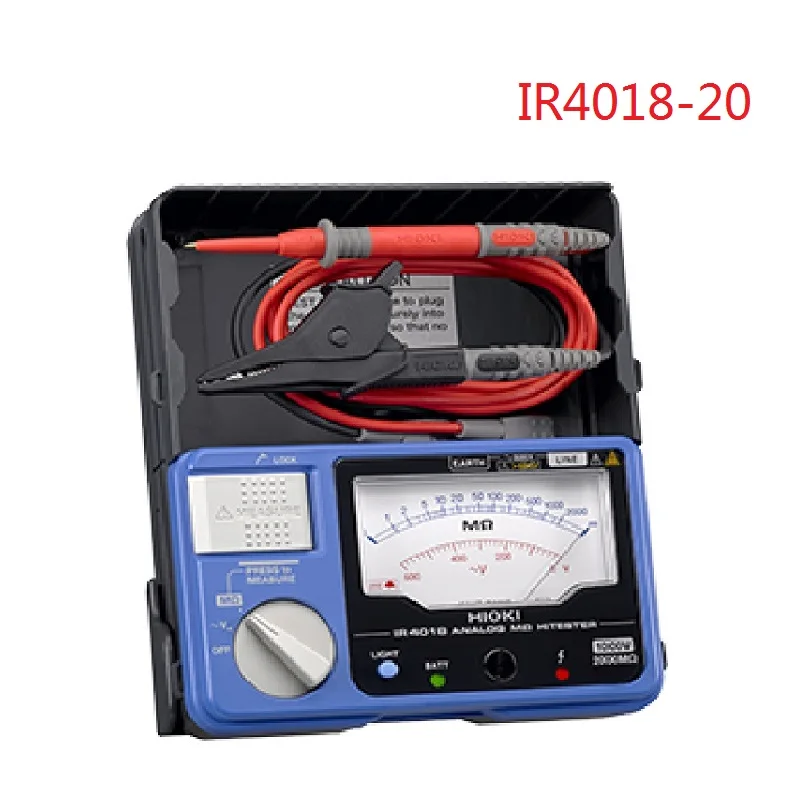 

HIOKI IR4018-20 Single-Range 1000 volt / 2000 megohm Efficient Analog Insulation Resistance Tester