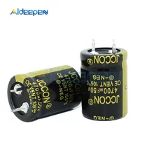 С алюминиевой крышкой, 50В 4700 мкФ 30*22 мм Алюминий электролитический конденсатор с алюминиевой крышкой, 4700 мкФ с алюминиевой крышкой, 50В 30X22 мм