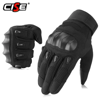 

Touch Screen Motorcycle Rubber Hard Knuckle Motorbike Moto Full Finger Gloves Protective Gear Racing Biker Motocross ATV Men