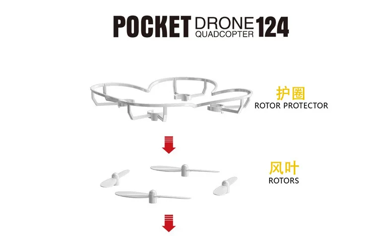 Fq777-124 игрушечный самолет на дистанционном управлении Pocket ELF мини-Квадрокоптер модель самолета на дистанционном управлении