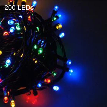 

LEDs Solar Powered LED Fairy String Lights for Outdoor Gardens Home Christmas Party Decoration Green/Blue/Purple 100 50 200